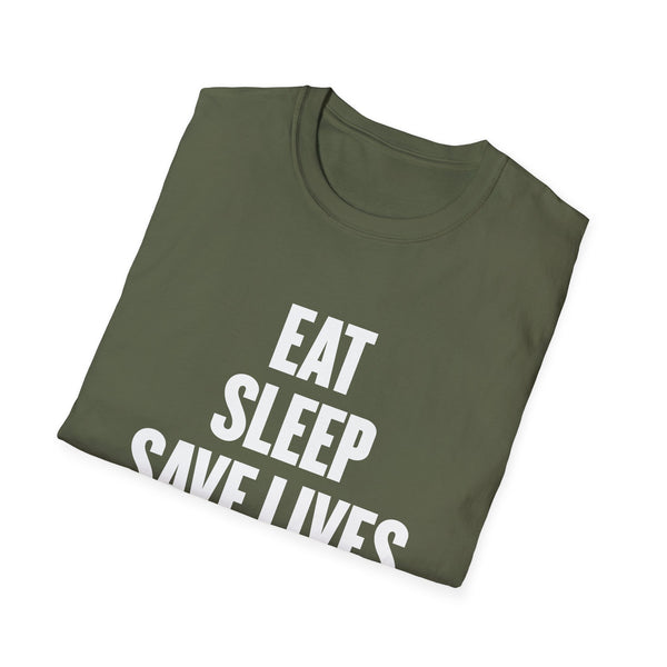Eat, Sleep, Save Lives, Repeat - T-Shirt
