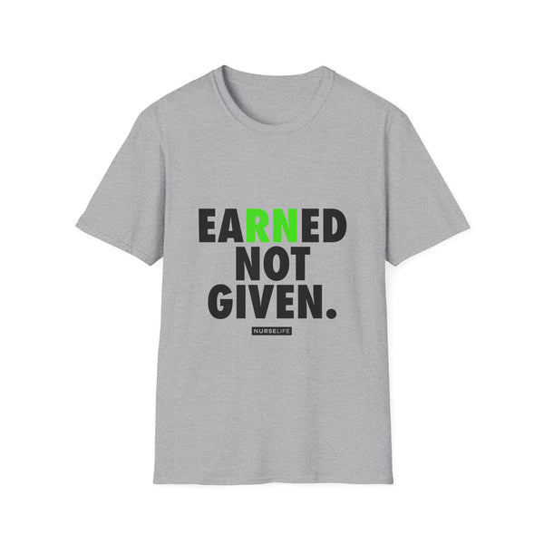 Earned Not Given - Bolt Green - Men's T-Shirt