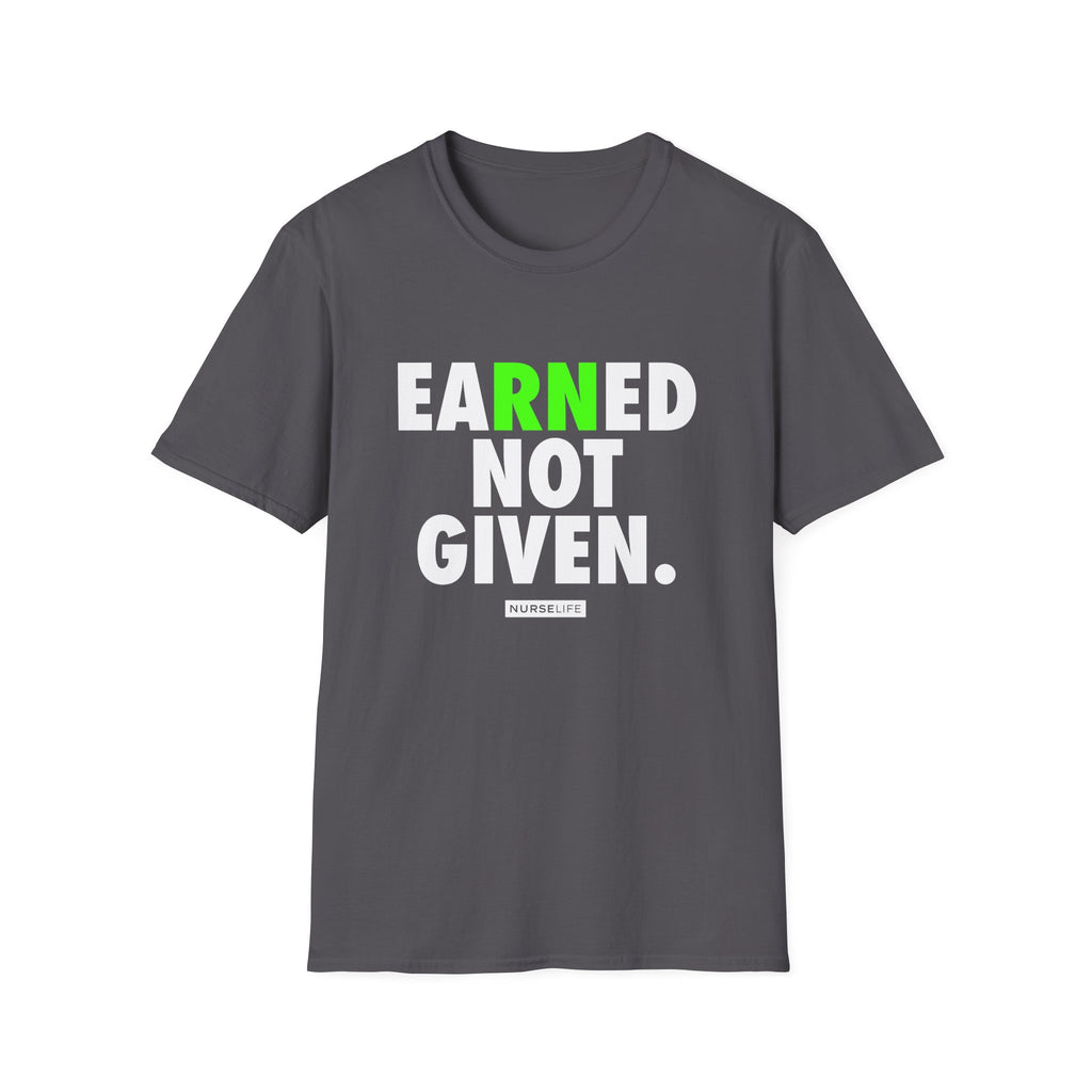 Earned Not Given - Bolt Green - Women's T-Shirt