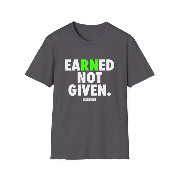 Earned Not Given - Bolt Green - Women's T-Shirt