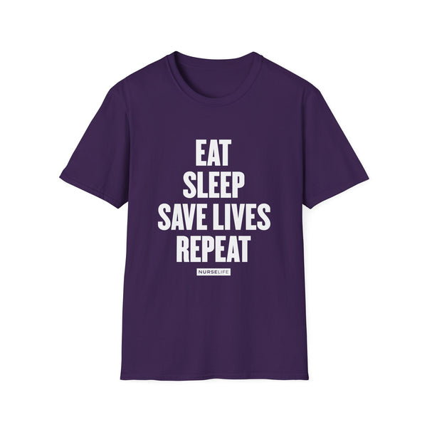 Eat, Sleep, Save Lives, Repeat - T-Shirt