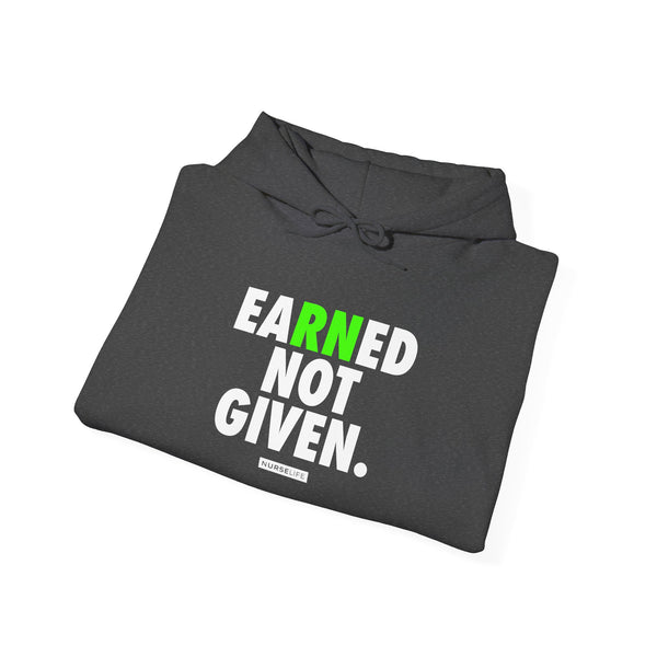 Earned Not Given - Bolt Green - Unisex Hoodie