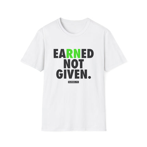 Earned Not Given - Bolt Green - Men's T-Shirt
