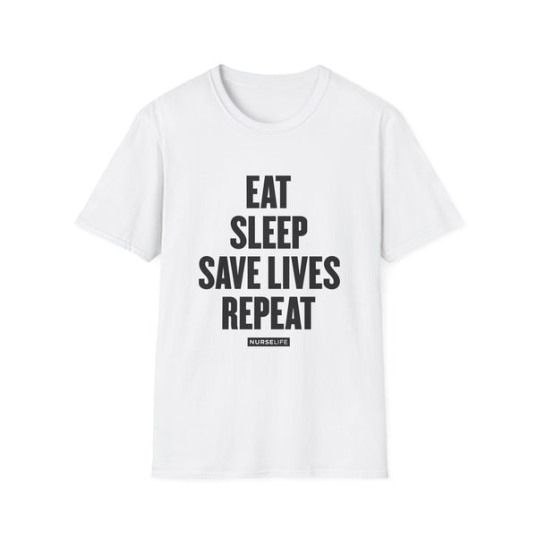 Eat, Sleep, Save Lives, Repeat - T-Shirt