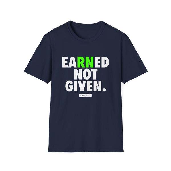 Earned Not Given - Bolt Green - Women's T-Shirt