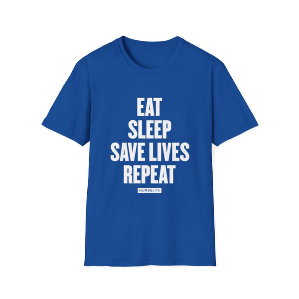 Eat, Sleep, Save Lives, Repeat - T-Shirt