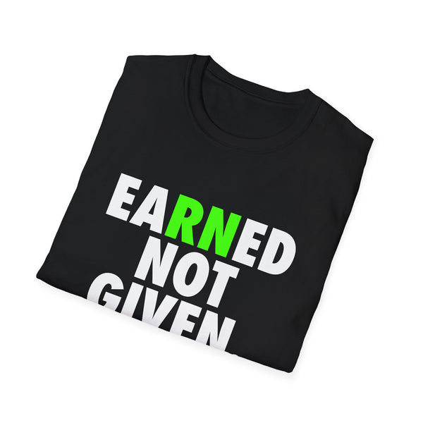 Earned Not Given - Bolt Green - Women's T-Shirt