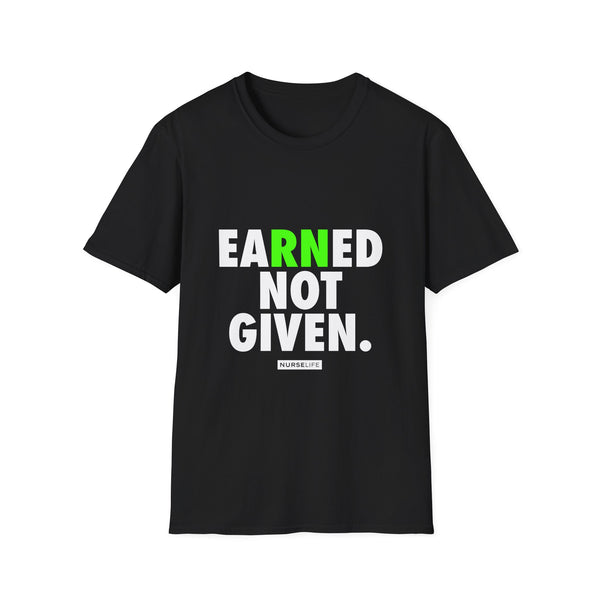 Earned Not Given - Bolt Green - Men's T-Shirt