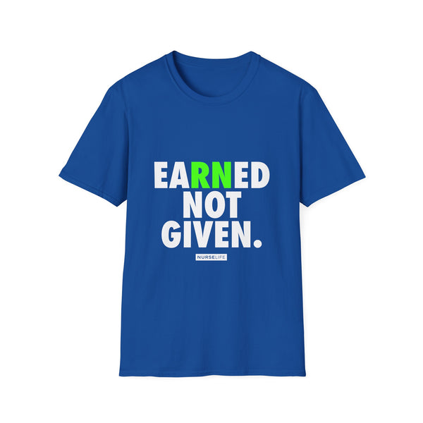 Earned Not Given - Bolt Green - Men's T-Shirt