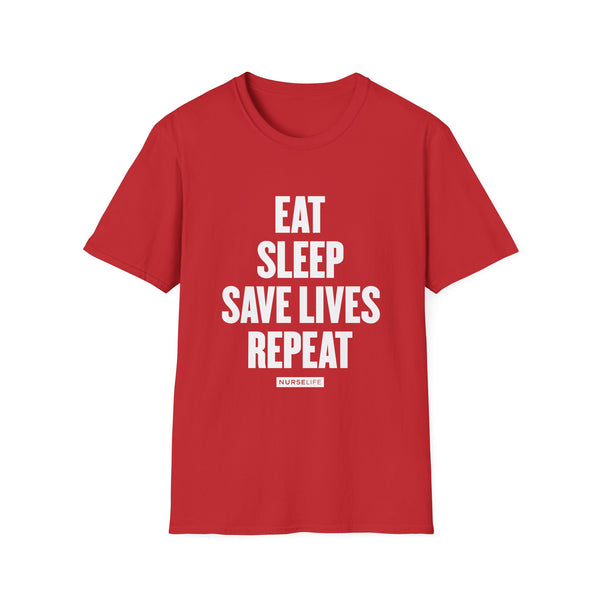Eat, Sleep, Save Lives, Repeat - T-Shirt