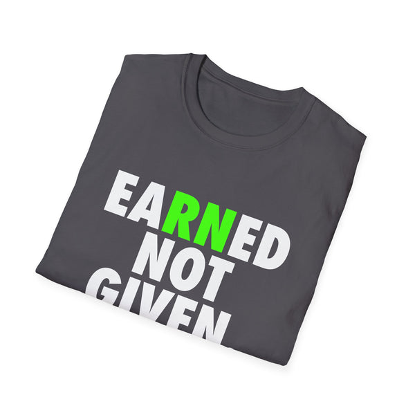Earned Not Given - Bolt Green - Women's T-Shirt