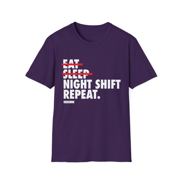 Eat, Sleep, Night Shift, Repeat - Women's T-Shirt