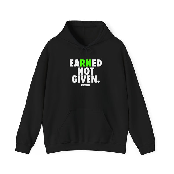 Earned Not Given - Bolt Green - Unisex Hoodie