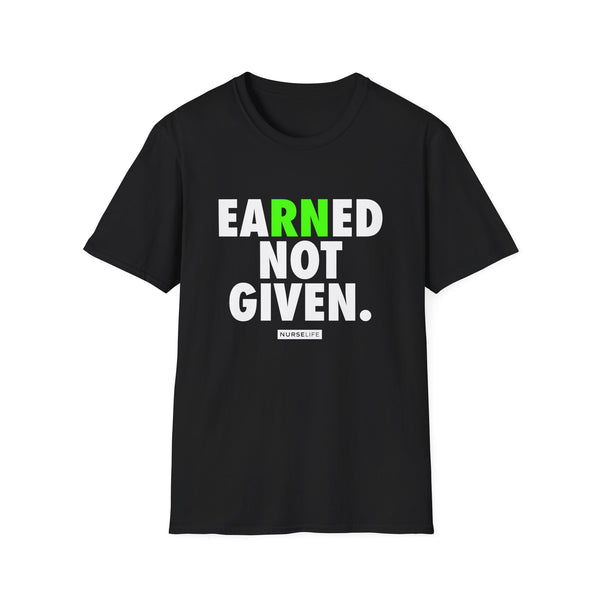Earned Not Given - Bolt Green - Women's T-Shirt