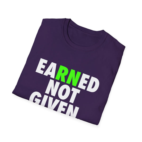 Earned Not Given - Bolt Green - Women's T-Shirt