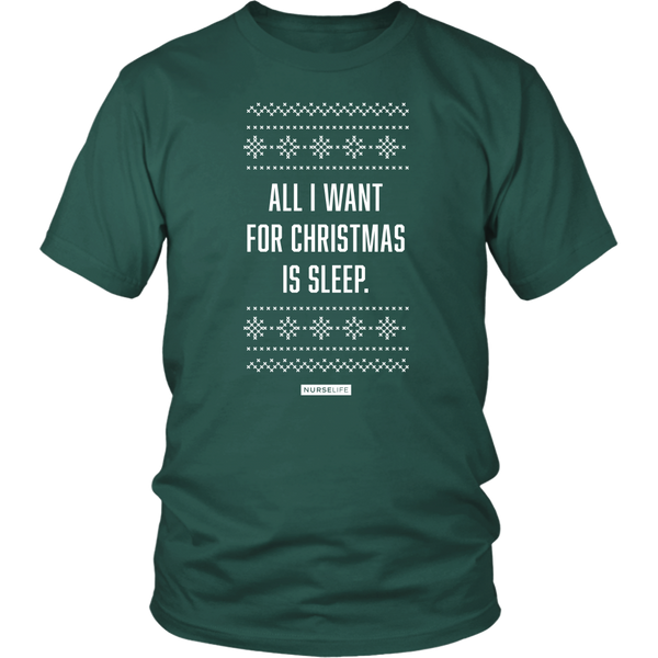 All I Want for Christmas is Sleep - Men's T-Shirt