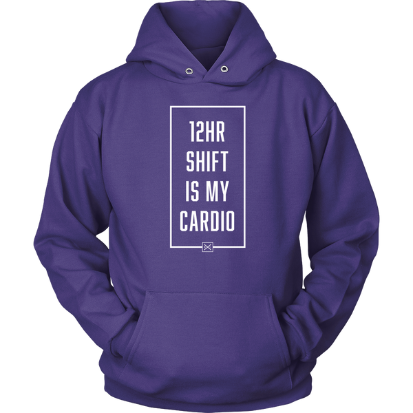 12hr Shift Is My Cardio - Unisex Hoodie - NurseLife
 - 6