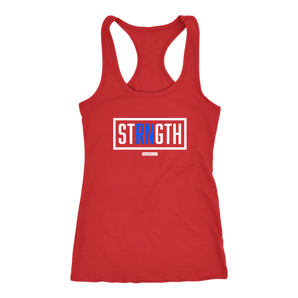 STRNGTH - Womens Racer Tank