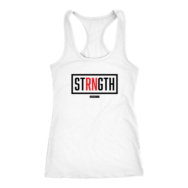 STRNGTH - Womens Racer Tank