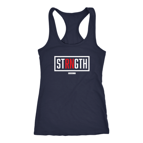STRNGTH - Womens Racer Tank
