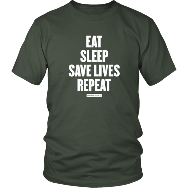 Eat, Sleep, Save Lives, Repeat - NurseLife
 - 5