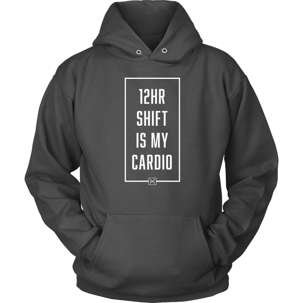 12hr Shift Is My Cardio - Unisex Hoodie - NurseLife
 - 2