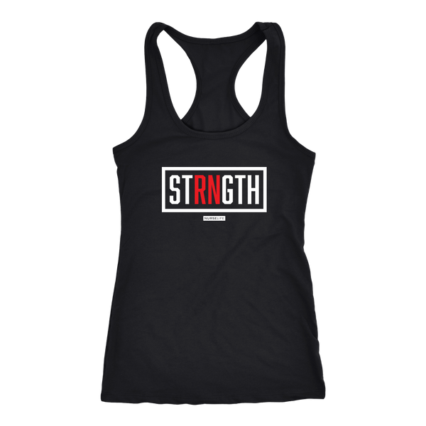 STRNGTH - Womens Racer Tank