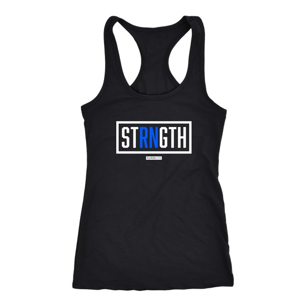 STRNGTH - Womens Racer Tank