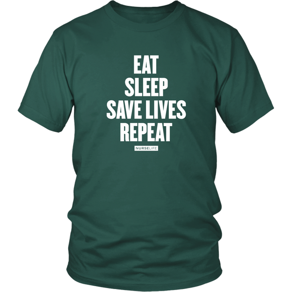 Eat, Sleep, Save Lives, Repeat - NurseLife
 - 3