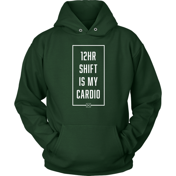 12hr Shift Is My Cardio - Unisex Hoodie - NurseLife
 - 3