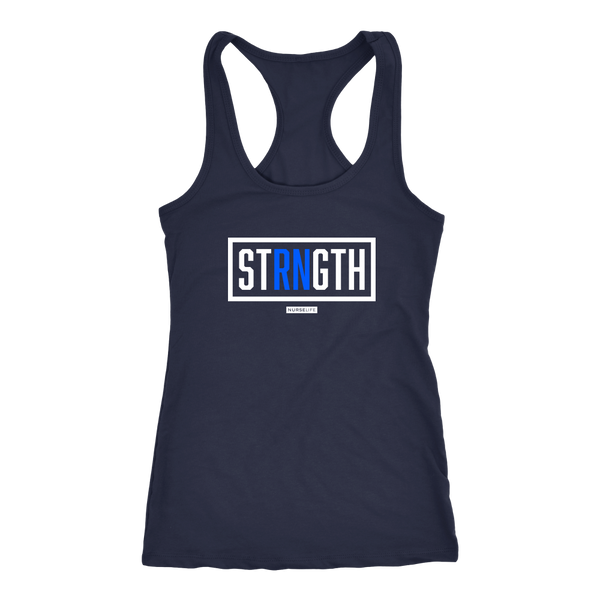 STRNGTH - Womens Racer Tank