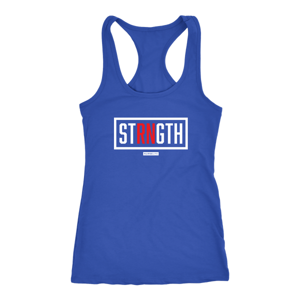 STRNGTH - Womens Racer Tank