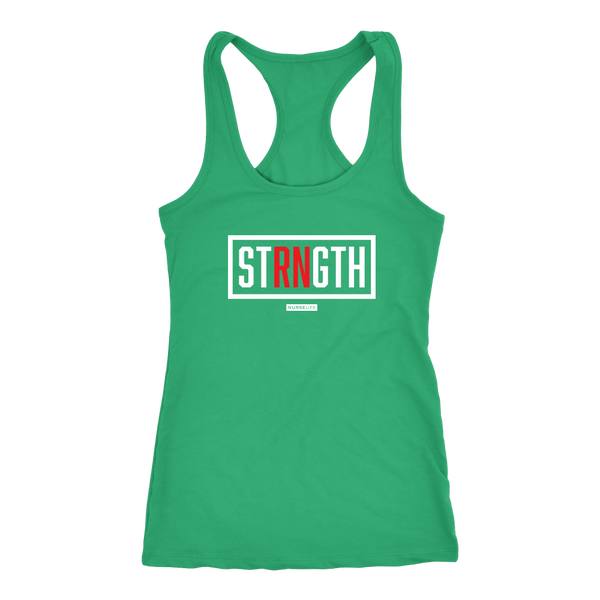 STRNGTH - Womens Racer Tank