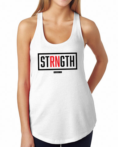 STRNGTH - Womens Racer Tank